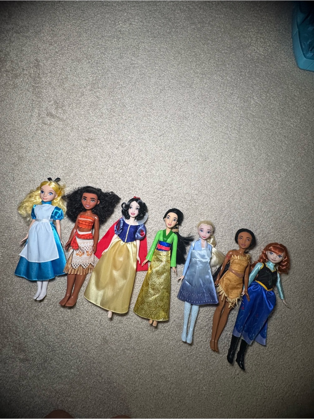 Disney Princess Doll Set - Frozen, Moana, Mulan, Snow White Etc.
